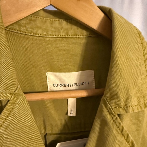 Current/Elliott Khaki Utility Jacket - Picture 2 of 6